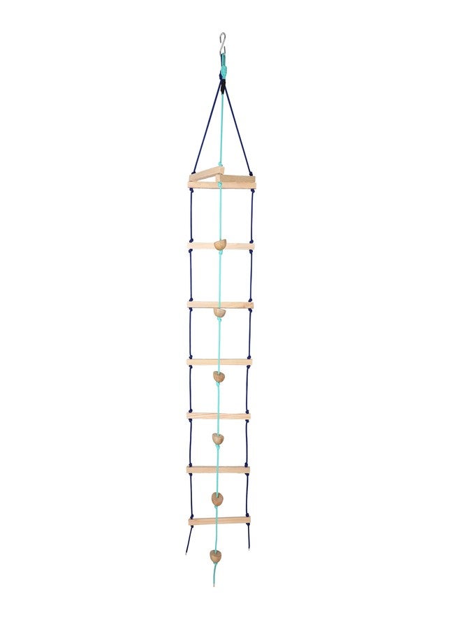 BOFFLE Rope Ladder| Climbing Stairs for Kids | Wooden Scales for Kids for Physical Activity | Indoor Outdoor Games for Kids 3 to 10 Years - Image 2